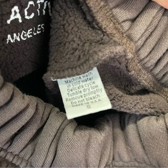 Set Active Heavyweight Sweat Shorts In Espresso Brown Women's Size S - Picture 4 of 8